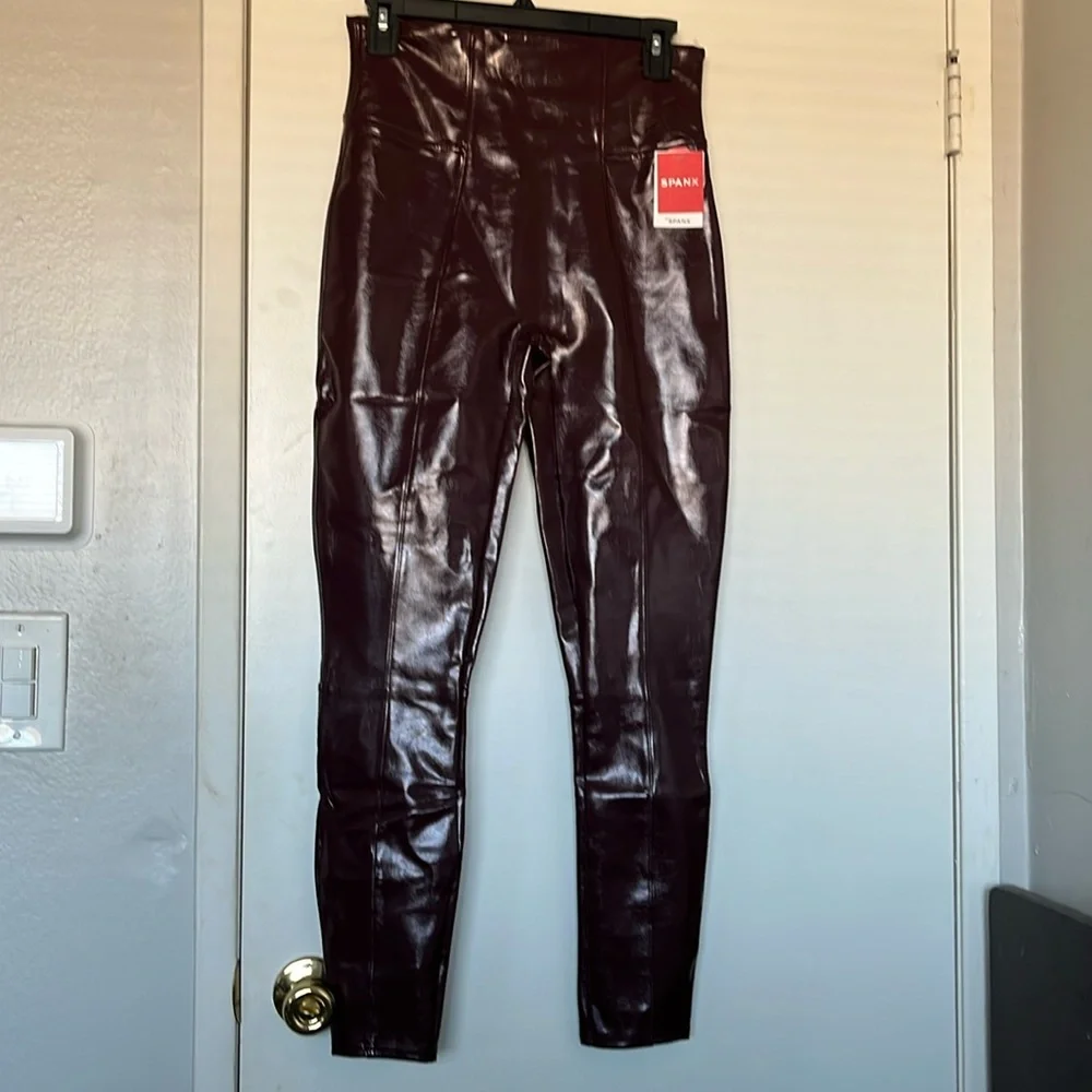 Spanx | Faux patent Leatherr leggings - Picture 4 of 9